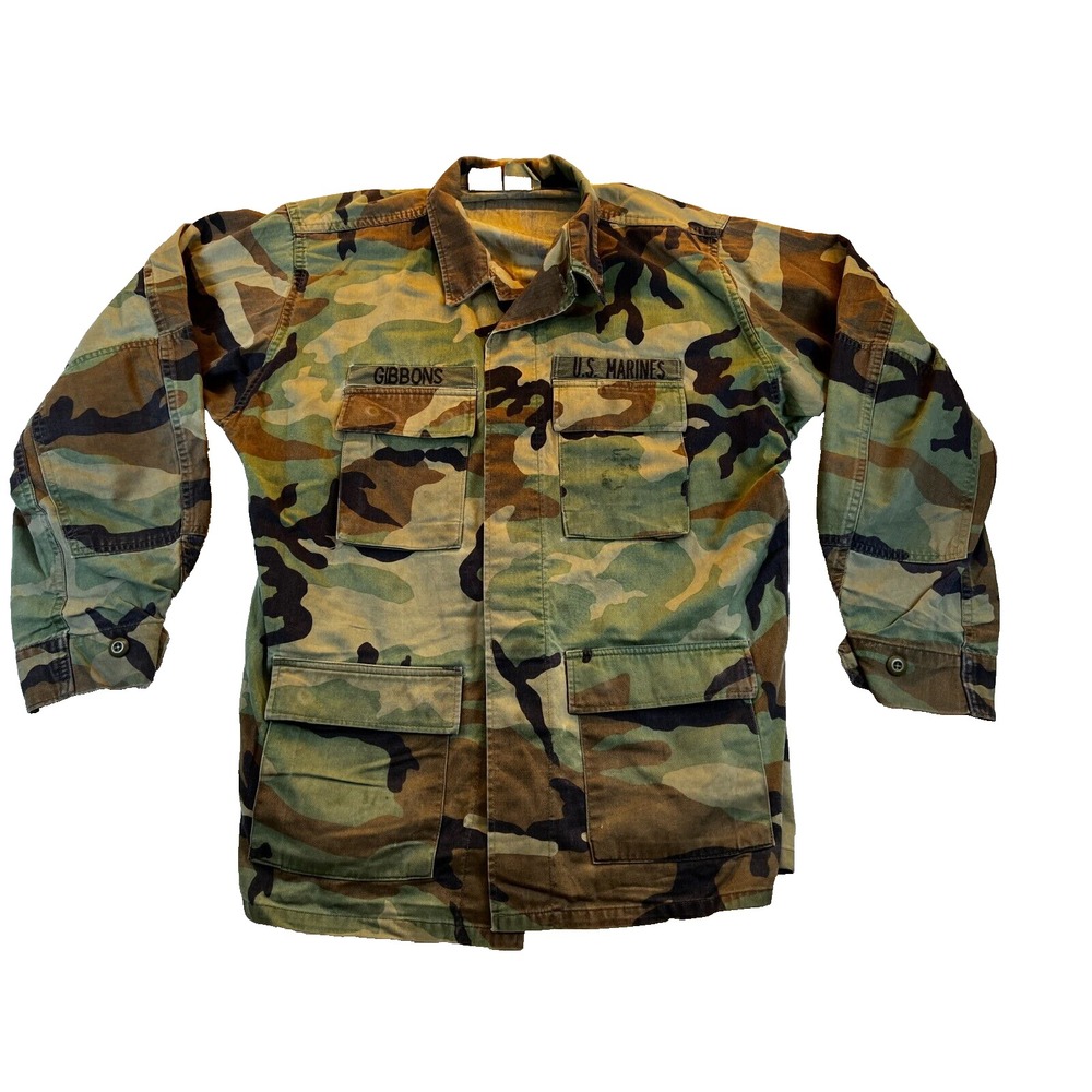 Propper U.S. Marines Military Coat Camo Jacket Ripstop Tactical Size Large‎ Long